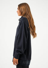 Afends Unisex Studio - Unisex Organic Oversized Hoodie - Black - Afends unisex studio   unisex organic oversized hoodie   black   sustainable clothing   streetwear