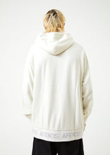 Afends Unisex Studio - Unisex Organic Oversized Hoodie - Off White - Afends unisex studio   unisex organic oversized hoodie   off white   sustainable clothing   streetwear