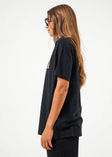 Afends Unisex Studio - Unisex Organic Boxy T-Shirt - Black - Afends unisex studio   unisex organic boxy t shirt   black   sustainable clothing   streetwear