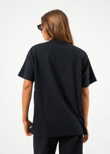 Afends Unisex Studio - Unisex Organic Boxy T-Shirt - Black - Afends unisex studio   unisex organic boxy t shirt   black   sustainable clothing   streetwear