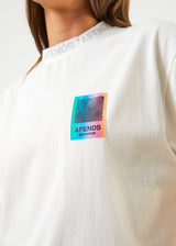 Afends Unisex Studio - Unisex Organic Boxy T-Shirt - Off White - Afends unisex studio   unisex organic boxy t shirt   off white   sustainable clothing   streetwear