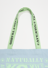 Afends Unisex To Grow - Recycled Oversized Tote Bag - Powder Blue - Afends unisex to grow   recycled oversized tote bag   powder blue   sustainable clothing   streetwear