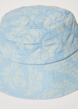 Afends Unisex Underworld - Recycled Puffer Bucket Hat - Powder Blue - Afends unisex underworld   recycled puffer bucket hat   powder blue   sustainable clothing   streetwear