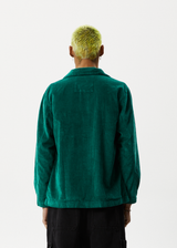 Afends Unisex Union - Corduroy Jacket - Emerald - Afends unisex union   corduroy jacket   emerald   sustainable clothing   streetwear