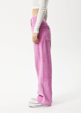 Afends Womens Day Dream - Corduroy Slouch Pants - Candy - Afends womens day dream   corduroy slouch pants   candy   sustainable clothing   streetwear