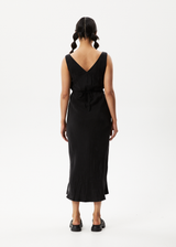 Afends Womens Gemma - Cupro Maxi Dress - Black - Afends womens gemma   cupro maxi dress   black   sustainable clothing   streetwear