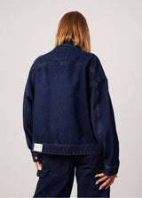Afends Womens Innie - Hemp Denim Jacket - Original Rinse - Afends womens innie   hemp denim jacket   original rinse   sustainable clothing   streetwear