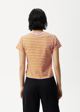 Afends Womens Jain - Baby T-Shirt - Candy Stripe - Afends womens jain   baby t shirt   candy stripe   sustainable clothing   streetwear