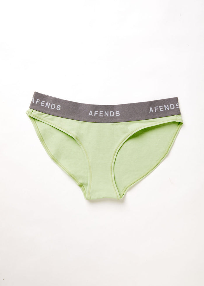 Afends Womens Molly - Hemp Bikini Briefs 3 Pack - Lime Green - Sustainable Clothing - Streetwear