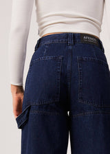 Afends Womens Moss - Hemp Denim Carpenter Jeans - Original Rinse - Afends womens moss   hemp denim carpenter jeans   original rinse   sustainable clothing   streetwear
