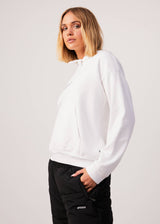 Afends Womens Pearly - Hemp Hoodie - White - Afends womens pearly   hemp hoodie   white   sustainable clothing   streetwear