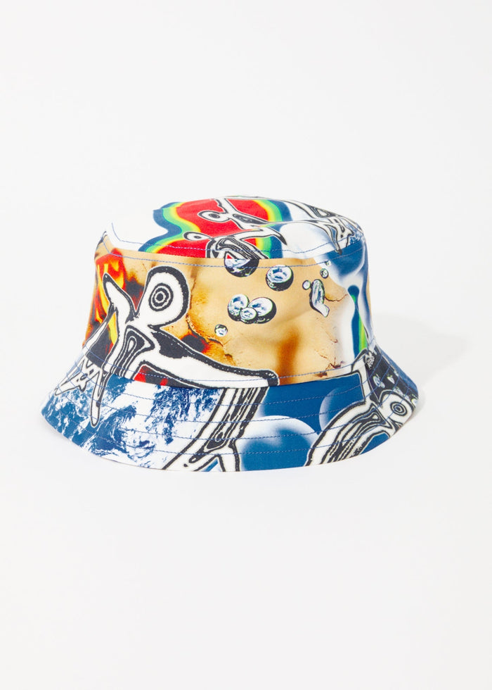 Afends Unisex Water Is Life - Bucket Hat - Multi - Sustainable Clothing - Streetwear