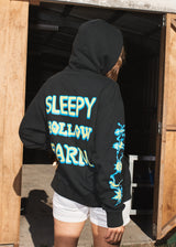 Afends Unisex Sleepy Hollow - Unisex Hemp Oversized Hoodie - Black - Afends unisex sleepy hollow   unisex hemp oversized hoodie   black   sustainable clothing   streetwear