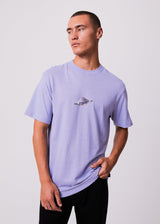 Afends Unisex Experiment - Unisex Hemp Retro Graphic T-Shirt - Violet - Afends unisex experiment   unisex hemp retro graphic t shirt   violet   sustainable clothing   streetwear