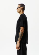 Afends Mens Classic - Hemp Retro T-Shirt - Black - Afends mens classic   hemp retro t shirt   black   sustainable clothing   streetwear