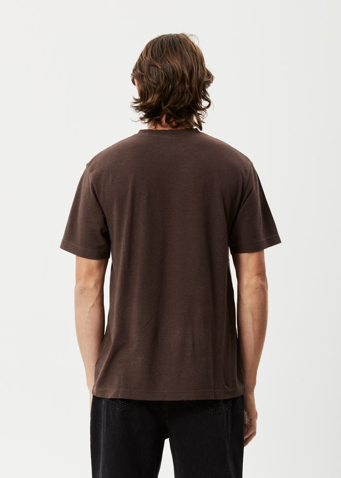 Afends Mens Classic - Hemp Retro T-Shirt - Earth - Sustainable Clothing - Streetwear