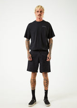 Afends Mens Ninety Twos - Recycled Chino Shorts - Black - Afends mens ninety twos   recycled chino shorts   black   sustainable clothing   streetwear