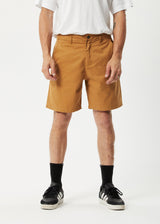 Afends Mens Ninety Twos - Recycled Chino Shorts - Chestnut - Afends mens ninety twos   recycled chino shorts   chestnut   sustainable clothing   streetwear