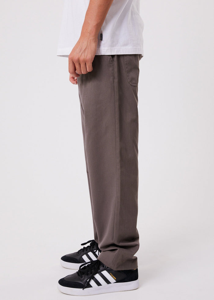 Afends Mens Ninety Twos - Recycled Relaxed Chino Pants - Beechwood - Sustainable Clothing - Streetwear