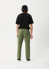 Afends Mens Ninety Twos - Recycled Twill Relaxed Pants - Cypress - Afends mens ninety twos   recycled twill relaxed pants   cypress   sustainable clothing   streetwear