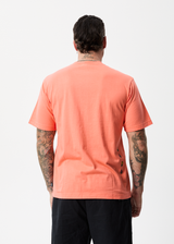 Afends Mens Mushy - Recycled Retro Graphic T-Shirt - Coral - Afends mens mushy   recycled retro graphic t shirt   coral   sustainable clothing   streetwear
