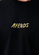 Afends Mens Shroom - Recycled Retro T-Shirt - Black - Afends mens shroom   recycled retro t shirt   black   sustainable clothing   streetwear