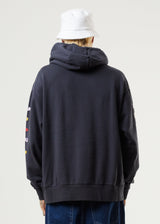 Afends Mens Wahzoo - Recycled Hoodie - Charcoal - Afends mens wahzoo   recycled hoodie   charcoal   sustainable clothing   streetwear
