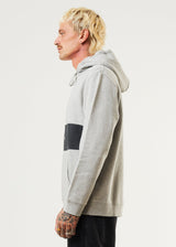 Afends Mens Panel - Organic Hoodie - Grey Marle - Afends mens panel   organic hoodie   grey marle   sustainable clothing   streetwear