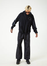 Afends Mens Vortex - Recycled Hoodie - Black - Afends mens vortex   recycled hoodie   black   sustainable clothing   streetwear