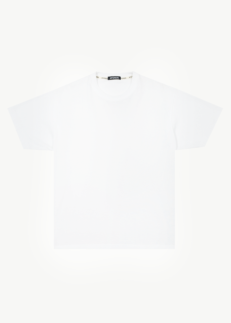 Afends Mens Genesis - Recycled Boxy Fit T-Shirt - White