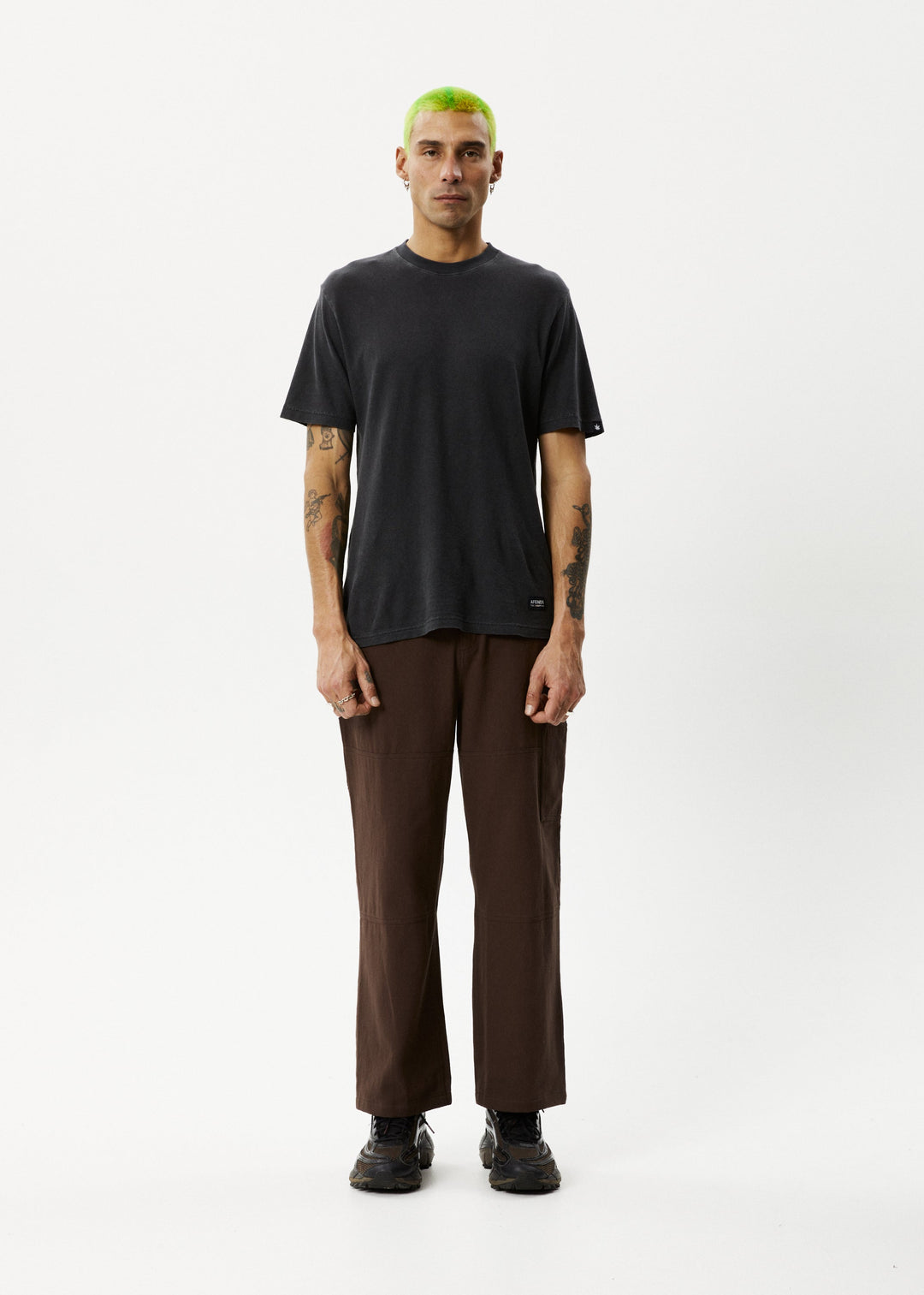 Afends Mens Richmond - Recycled Carpenter Pant - Coffee - Sustainable Clothing - Streetwear