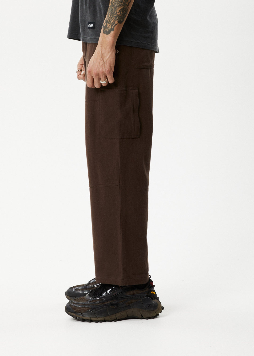 Afends Mens Richmond - Recycled Carpenter Pant - Coffee - Sustainable Clothing - Streetwear