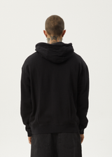 Afends Mens Thrown Out - Pull On Hood - Black - Afends mens thrown out   pull on hood   black   sustainable clothing   streetwear