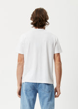 Afends Mens Thc - Hemp Slim Fit T-Shirt - White - Afends mens thc   hemp slim fit t shirt   white   sustainable clothing   streetwear