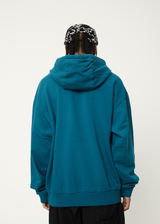 Afends Mens Earthling - Recycled Hoodie - Azure - Afends mens earthling   recycled hoodie   azure   sustainable clothing   streetwear