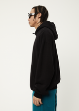 Afends Mens Calico - Recycled Hoodie - Black - Afends mens calico   recycled hoodie   black   sustainable clothing   streetwear