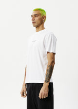 Afends Mens Space - Retro Fit Tee - White - Afends mens space   retro fit tee   white   sustainable clothing   streetwear