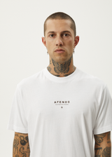 Afends Mens Space - Retro Fit Tee - White - Afends mens space   retro fit tee   white   sustainable clothing   streetwear