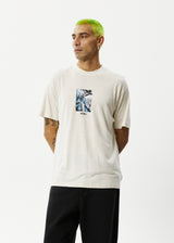 Afends Mens Dossy - Boxy Fit Tee - Moonbeam - Afends mens dossy   boxy fit tee   moonbeam   sustainable clothing   streetwear