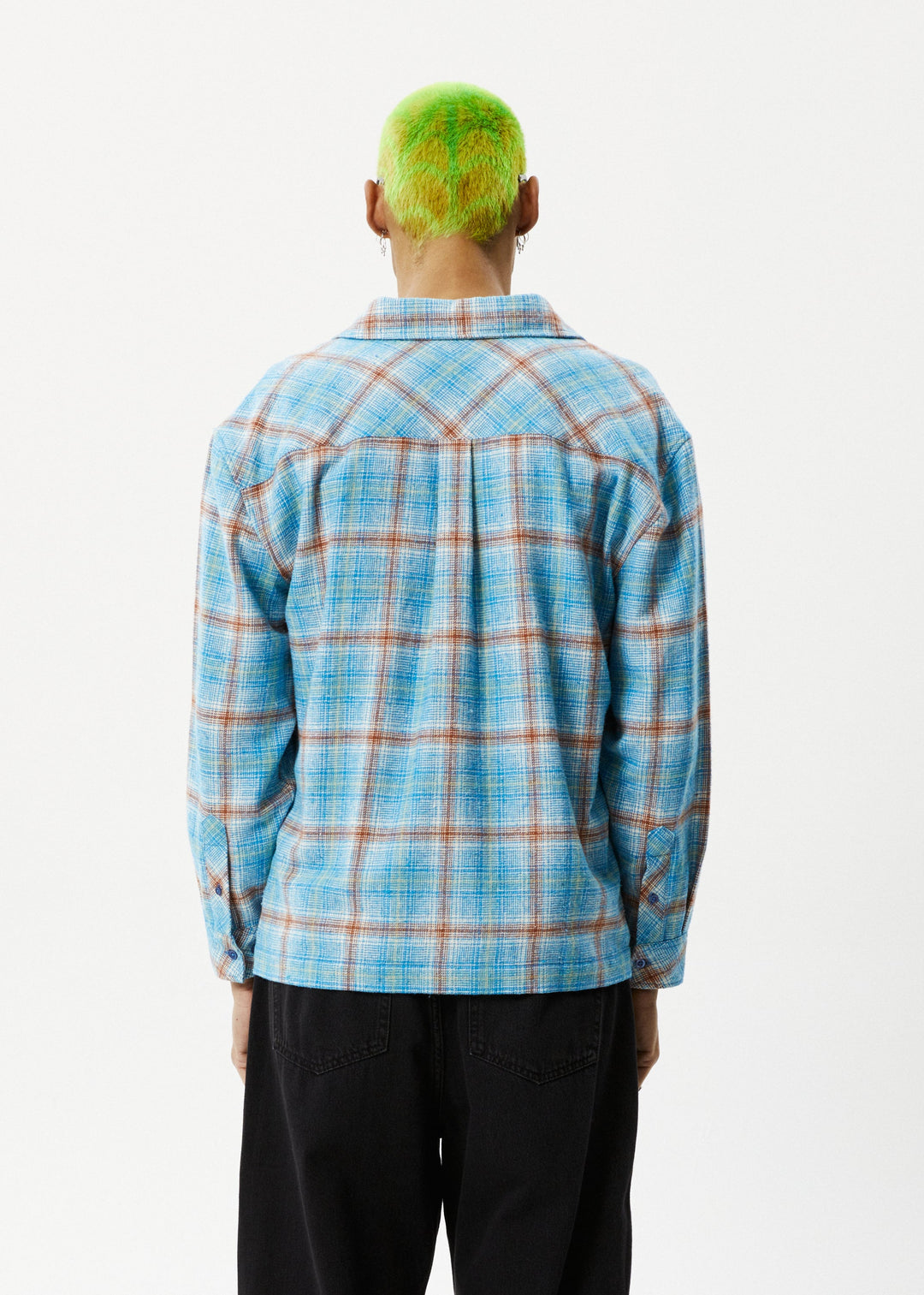 Afends Mens Position - Flannel Shirt - Lake Check - Sustainable Clothing - Streetwear