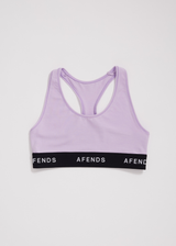Afends Womens Molly - Hemp Sports Crop - Orchid - Afends womens molly   hemp sports crop   orchid   sustainable clothing   streetwear