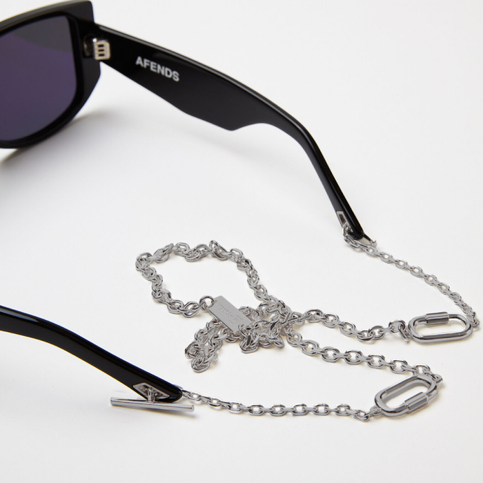 Afends Unisex Afends x F+H - Sunglasses Chain - Oxidised Sterling Silver Plating - Sustainable Clothing - Streetwear