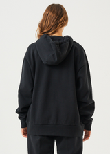 Afends Unisex Solitude - Unisex Organic Hoodie - Black - Afends unisex solitude   unisex organic hoodie   black   sustainable clothing   streetwear