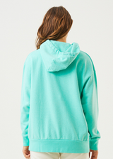 Afends Womens Ava - Hemp Graphic Hoodie - Mint - Afends womens ava   hemp graphic hoodie   mint   sustainable clothing   streetwear