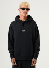 Afends Unisex Solitude - Unisex Organic Hoodie - Black - Afends unisex solitude   unisex organic hoodie   black   sustainable clothing   streetwear
