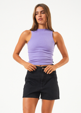 Afends Womens Seventy Three's - Organic Denim High Waisted Shorts - Washed Black - Afends womens seventy three's   organic denim high waisted shorts   washed black   sustainable clothing   streetwear