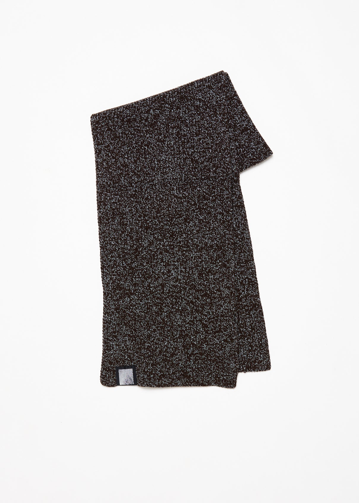 Afends Unisex Solace - Organic Knitted Scarf - Coffee - Sustainable Clothing - Streetwear