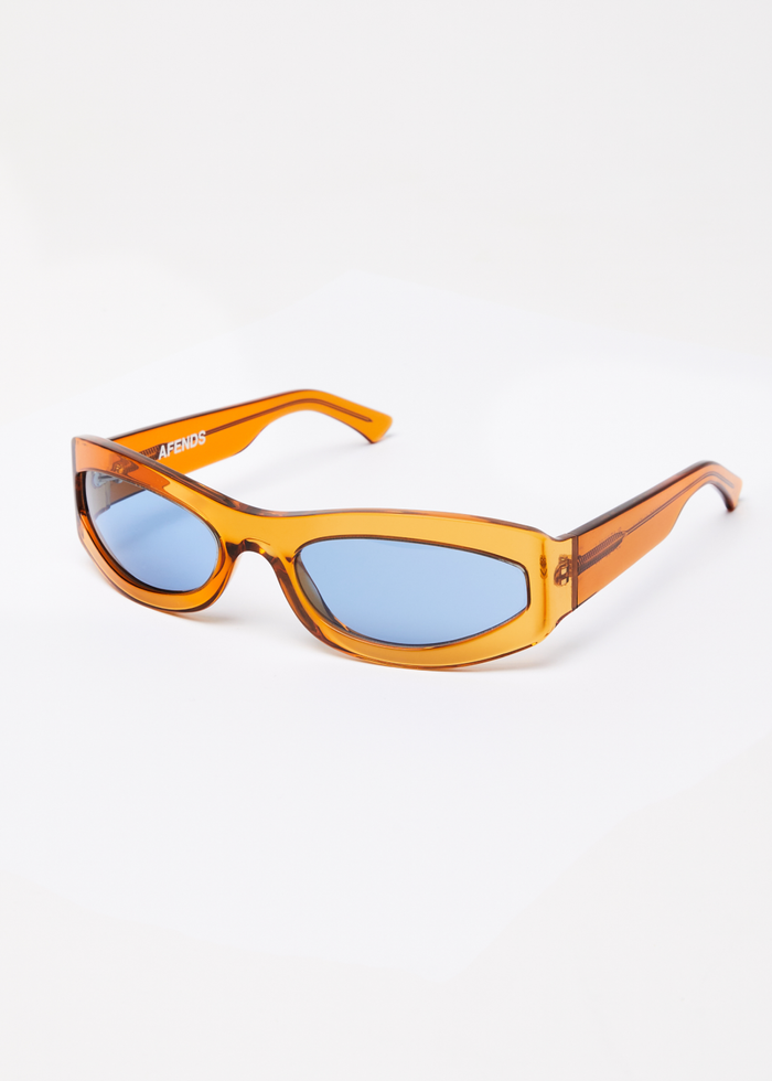 Afends Unisex Platinum J - Sunglasses - Clear Orange - Sustainable Clothing - Streetwear