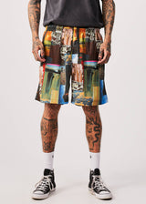 Afends Mens Boulevard - Recycled Baggy Shorts - Multi - Afends mens boulevard   recycled baggy shorts   multi   sustainable clothing   streetwear