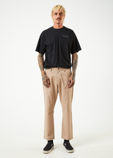 Afends Mens Ninety Twos - Recycled Chino Pants - Bone - Afends mens ninety twos   recycled chino pants   bone   sustainable clothing   streetwear